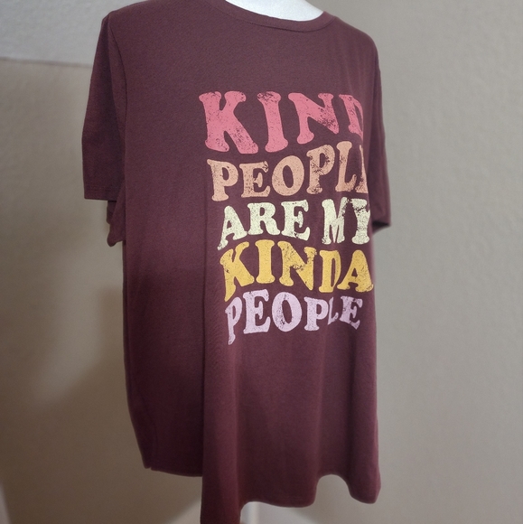 NWT! Maurices Plus Size Kind People Graphic Tee~ Size 1X - Picture 9 of 9